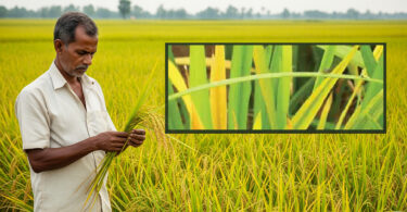 धान के पौधे पीले हो रहे हैं